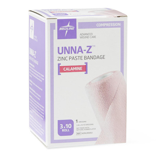 Unna-Z Zinc Oxide Compression Bandage, 4" x 10 yd.