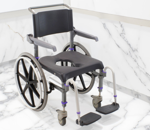 EZPZ-SP Shower Commode Chair (Self Propel)