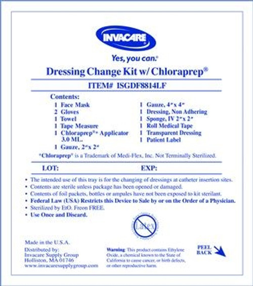 Central Line Dressing Change Kit with Chloraprep