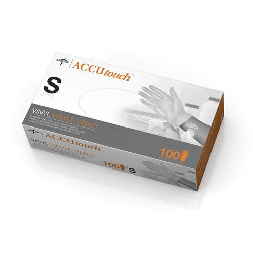 Accutouch Synthetic Exam Gloves, Clear