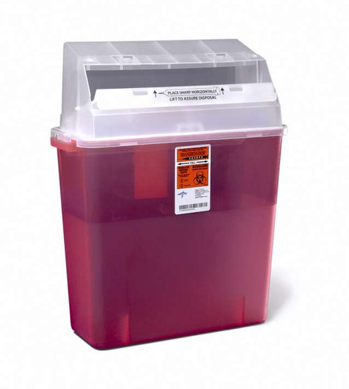 Patient Room Sharps Containers - 3 gal, Wall/Free