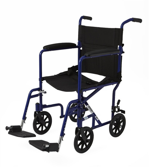 Aluminum Transport Chair with 8" Wheels