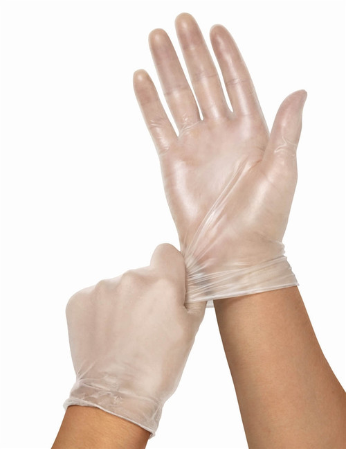 Cedar Vinyl Synthetic Exam Gloves