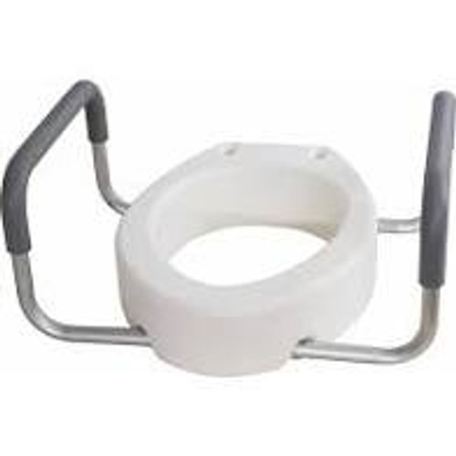 Elongated Bolt on Elevated Toilet Seat with Arms