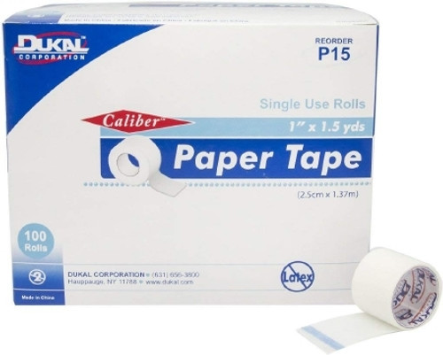 Medical Tape Caliber Short Roll Paper White NonSterile