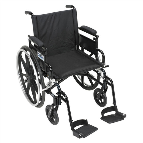 Viper Plus GT Wheelchair with Flip Back Adjustable Height Arms with Various Front Rigging