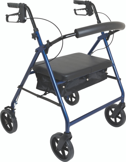 Bariatric Rollator with 8-inch Wheels