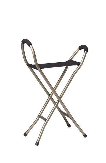 Folding Lightweight Cane with Sling Style Seat