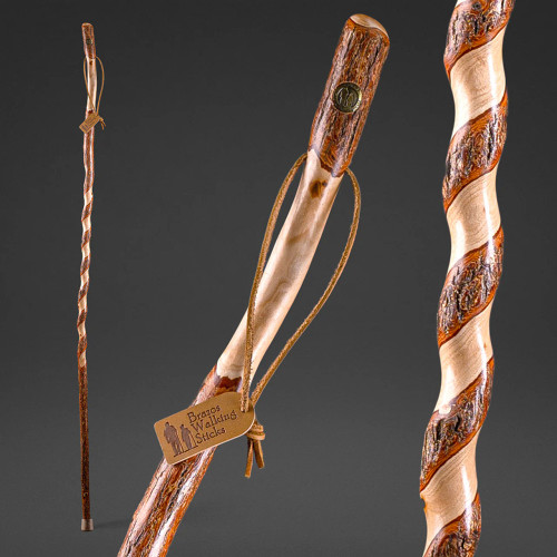 Twisted Sassafras Rustic Walking Stick