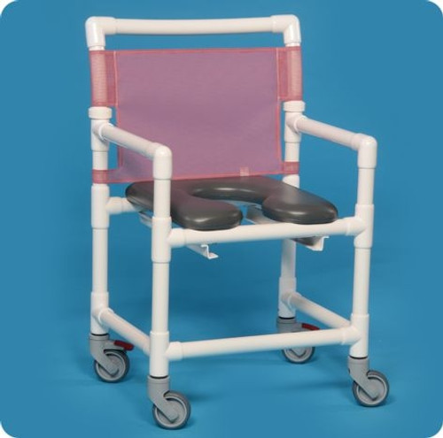 Midsize Open Front Soft Seat Shower Chair - VLOF9200MS