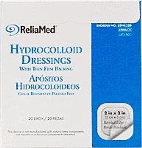 ReliaMed Hydrocolloid Dressings - Film Backed