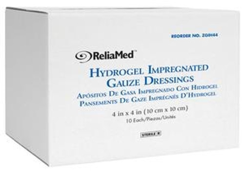 ReliaMed Hydrogel Impregnated Gauze Non-Adhering Dressing