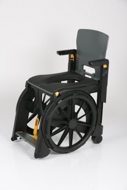 WheelAble Commode & Shower Chair with Padded Seat