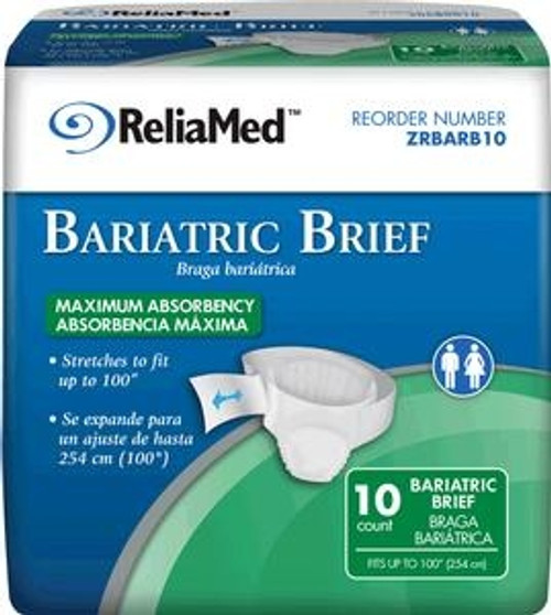 ReliaMed Bariatric Briefs