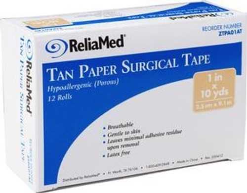 ReliaMed Paper Tan Tape