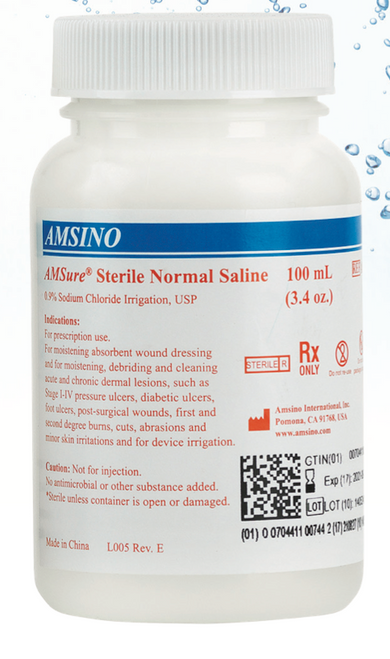 100mL Sterile Saline (0.9%) for Device/Wound Irrigation